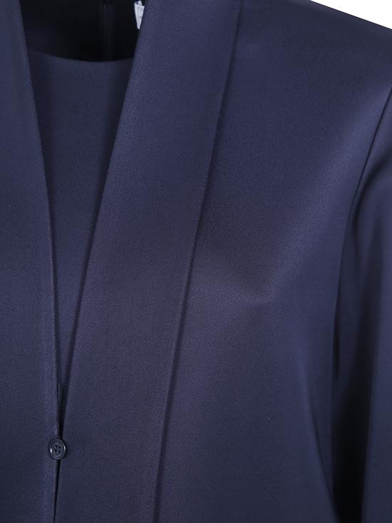 26FW 토템 미디 원피스 263WRT0763FB0671 001 BLACK - TOTEME