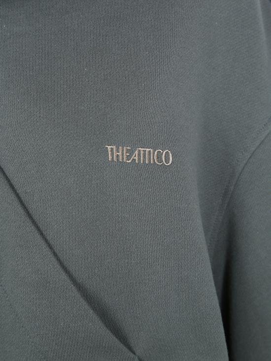 26FW 디 아티코 후드 티셔츠 261WCF00015JJF007AA 724 GREEN - THE ATTICO