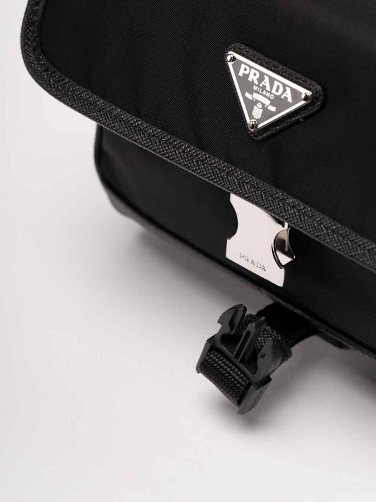  프라다 삼각로고 리나일론 폰 홀더 크로스백 2ZH1082DMHF0002 BLACK - PRADA