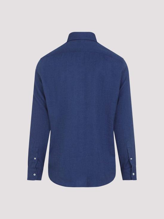 25FW 브루넬로 쿠치넬리 긴팔 셔츠 MY6370627C018 BLUE - BRUNELLO CUCINELLI