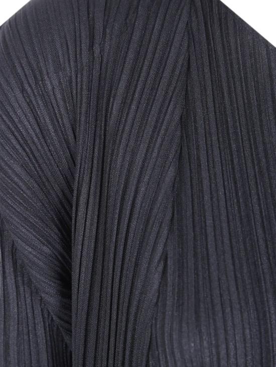 26SS 플리츠플리즈 멜로우 플리츠 플레어 미디 원피스 PP66JH284 15 BLACK - PLEATS PLEASE
