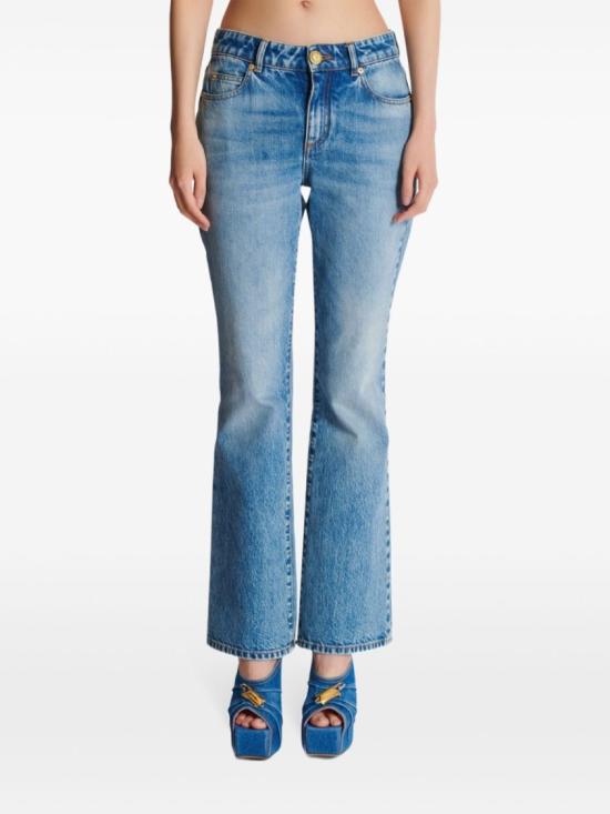  발망 데님 EF1MJ130DF24 6FF Blue - BALMAIN