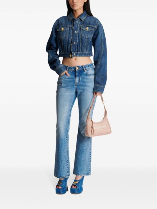  발망 데님 EF1MJ130DF24 6FF Blue - BALMAIN