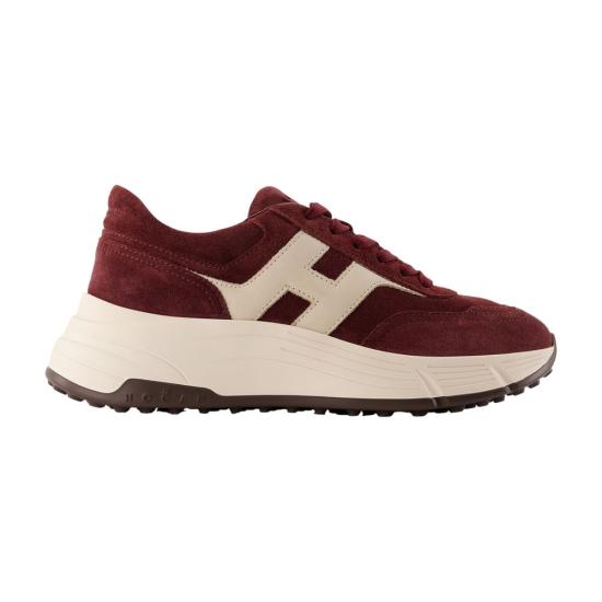 26FW 호간 스니커즈 HXW6690FR30U5W 0CP3 BURGUNDY