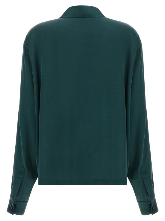 26FW 톰포드 블라우스 TS2144FAX1720GDV Green - TOMFORD