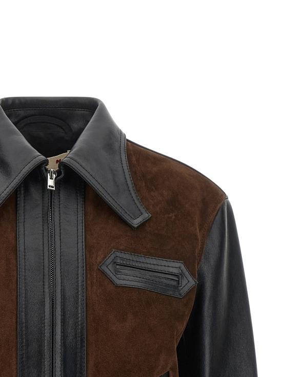 26FW 마르니 무스탕 JKMX0414QUULV89300N99 Black - MARNI