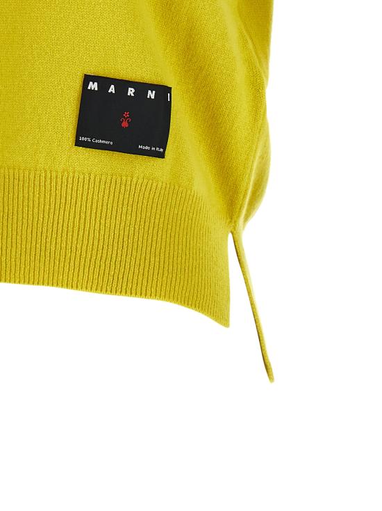 26FW 마르니 폴로 티셔츠 POMD0068EQUFX331MXV42 Yellow - MARNI