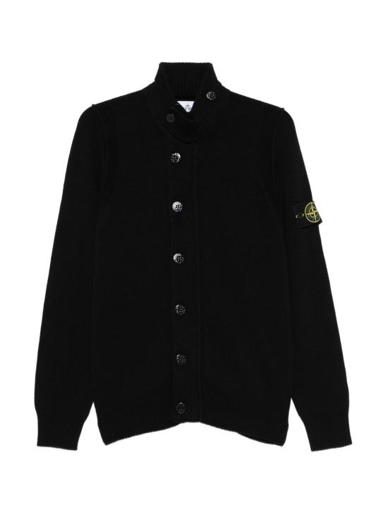 26FW 스톤 아일랜드 가디건 L2S15 5100047 S00A3 V0029 Black