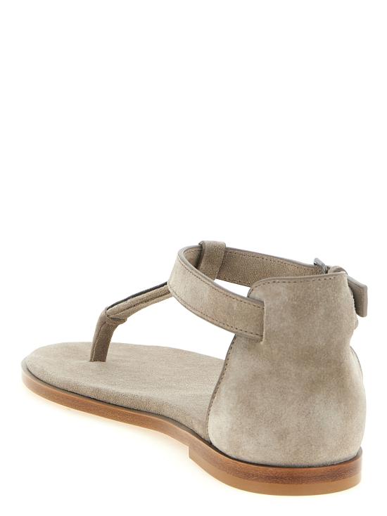 26SS 브루넬로 쿠치넬리 샌들 MZSFC3257C5859 Beige - BRUNELLO CUCINELLI