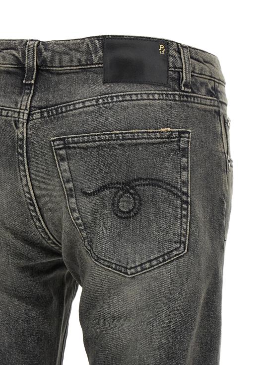 26FW 알13 데님 팬츠 R13WD091D571ALEYTONBLACKSTRETCH - R13