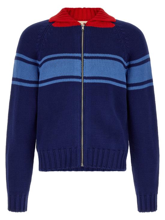 26FW 마르니 집업 니트 CDMG0193Q0UFC85100B60 Blue