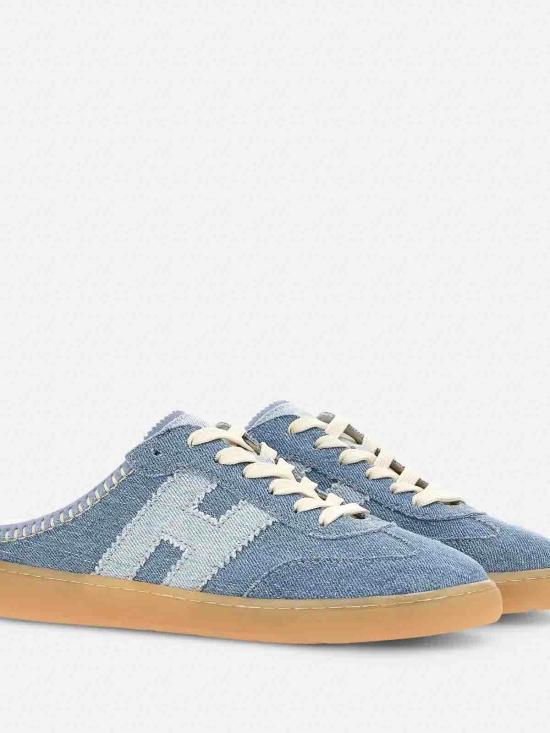 26SS 호간 뮬/슬리퍼 HXW6470FY7JUYM0FE9 Denim - HOGAN