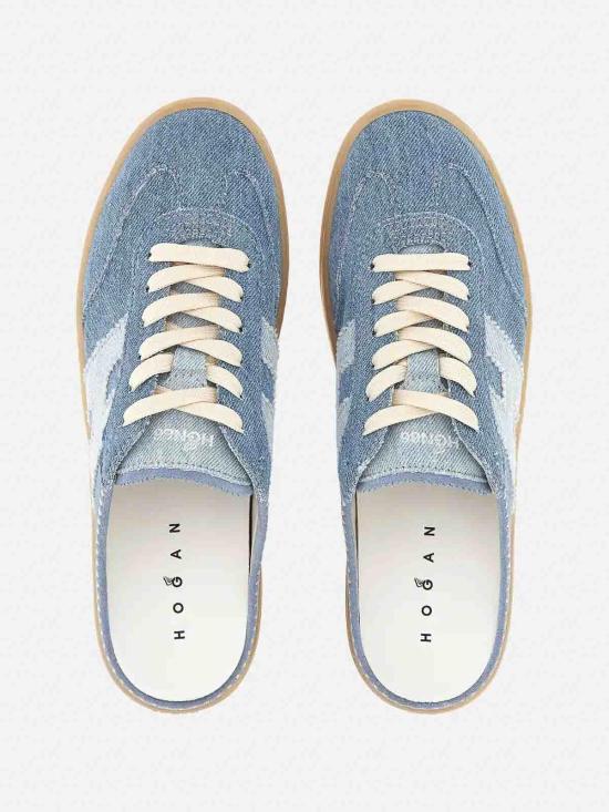 26SS 호간 뮬/슬리퍼 HXW6470FY7JUYM0FE9 Denim - HOGAN