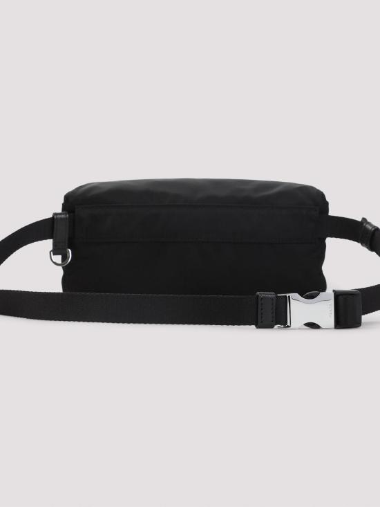 26FW 프라다 리나일론 삼각 로고 패치 벨트백 2VL043VOOO2DMGF0002 Black - PRADA