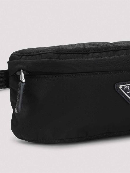 26FW 프라다 리나일론 삼각 로고 패치 벨트백 2VL043VOOO2DMGF0002 Black - PRADA
