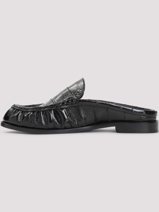 26FW 생로랑 뮬/슬리퍼 8697420WXAF1000 Black - SAINT LAURENT