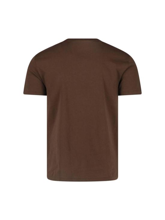 26FW 폴로 랄프로렌 포니로고 자수 반팔 티셔츠 710671438533 Brown - POLO RALPH LAUREN