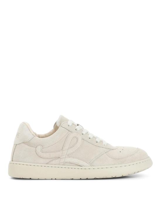 26FW 로에베 잠보 스웨이드 스니커즈 LAB4282X028806 WHITE