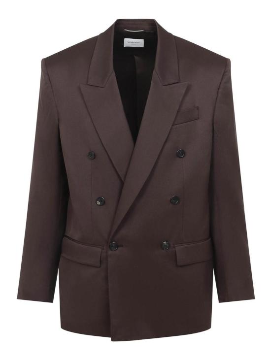 25FW 생로랑 수트 자켓 854418Y4K192658 BROWN