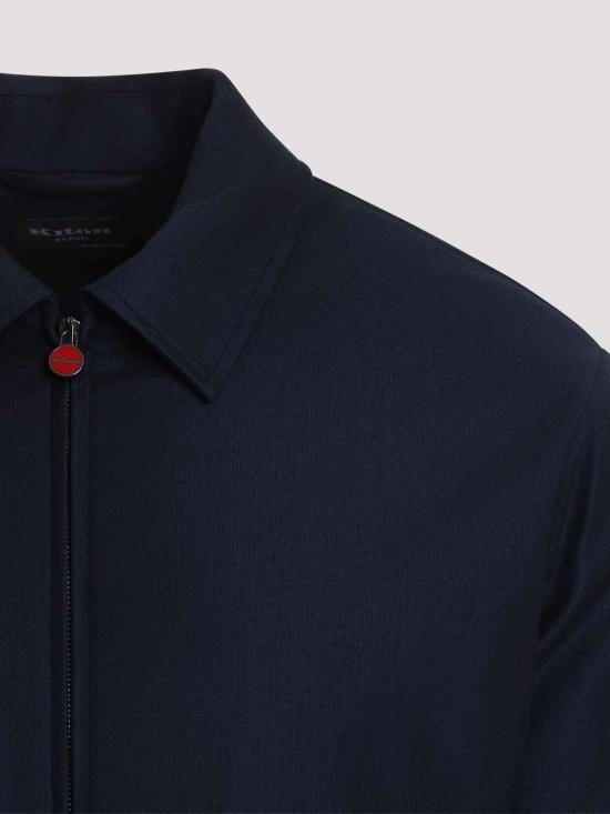 26FW 키톤 봄버 자켓 UW2233V0426H0200D Dark Blue - KITON