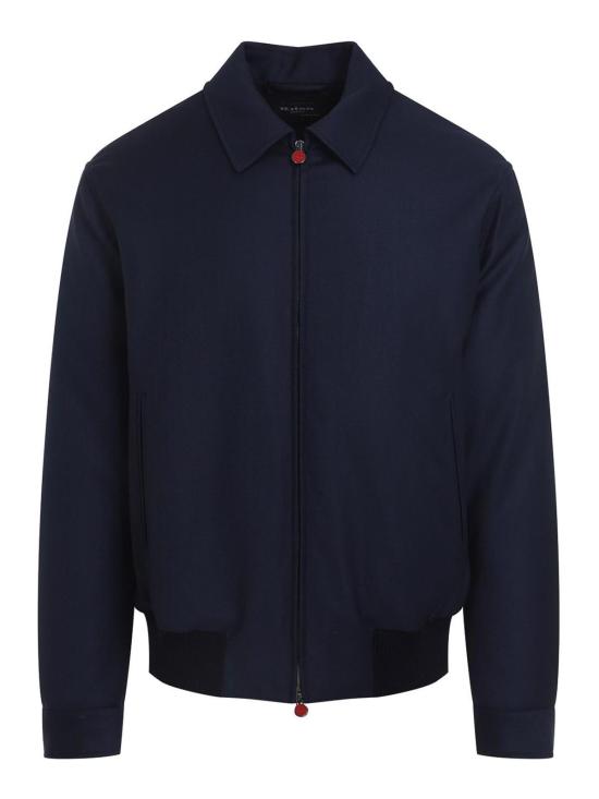 26FW 키톤 봄버 자켓 UW2233V0426H0200D Dark Blue