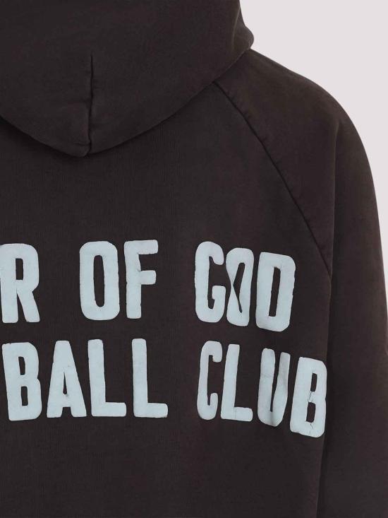 25FW 피어오브갓 후드 티셔츠 FG9M129945BHF204 Dark Brown - FEAR OF GOD