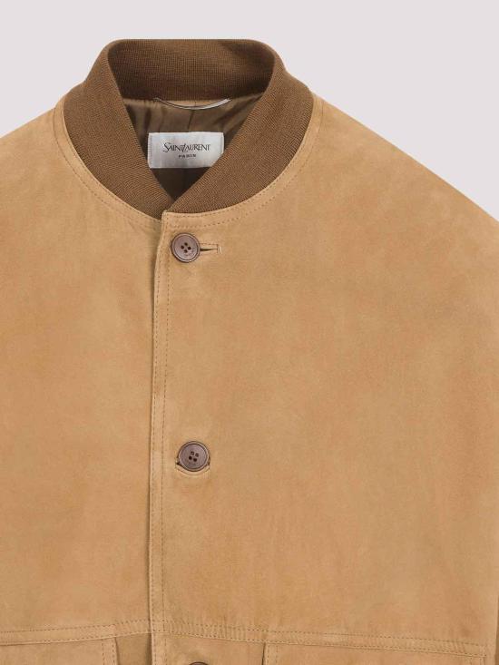 25FW 생로랑 무스탕 855113YCUN22510 Camel - SAINT LAURENT