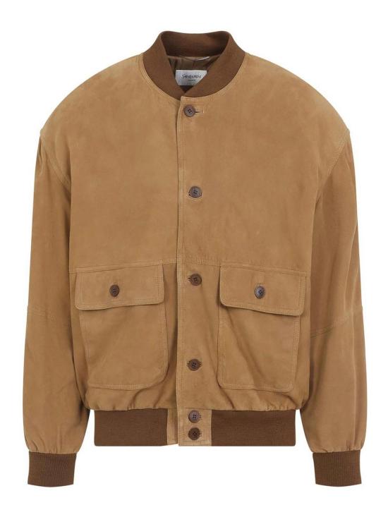 25FW 생로랑 무스탕 855113YCUN22510 Camel