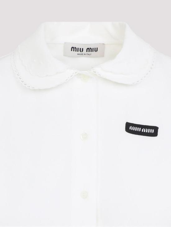 26FW 미우미우 미디 원피스 MF6425SOOO163MF0009 White - MIU MIU