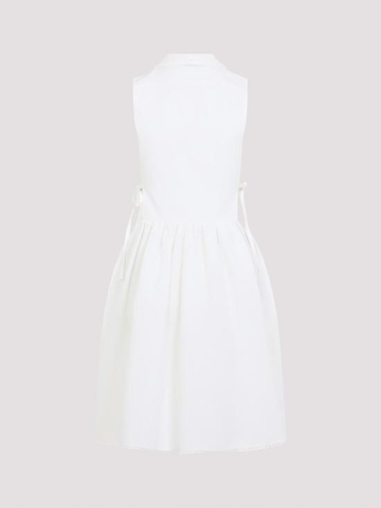 26FW 미우미우 미디 원피스 MF6425SOOO163MF0009 White - MIU MIU