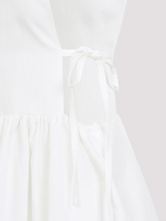 26FW 미우미우 미디 원피스 MF6425SOOO163MF0009 White - MIU MIU