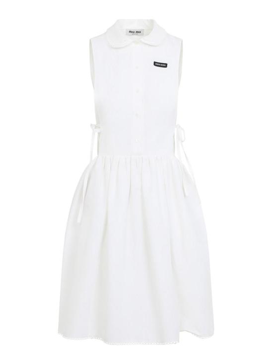 26FW 미우미우 미디 원피스 MF6425SOOO163MF0009 White