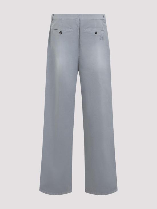 26FW 미우미우 스트레이트 팬츠 MP1970SOOO19R3F0276 Silver - MIU MIU