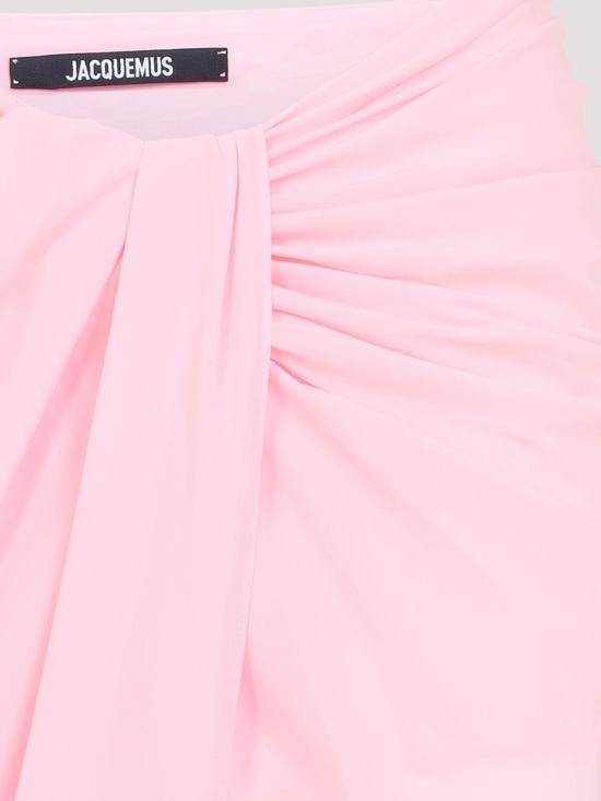 25FW 자크뮈스 롱 스커트 SKW00084BW00565410 Light Pink - JACQUEMUS