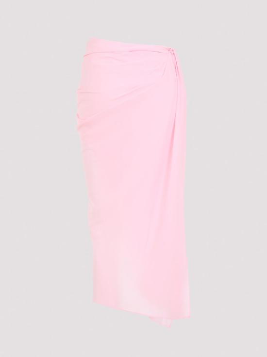25FW 자크뮈스 롱 스커트 SKW00084BW00565410 Light Pink - JACQUEMUS