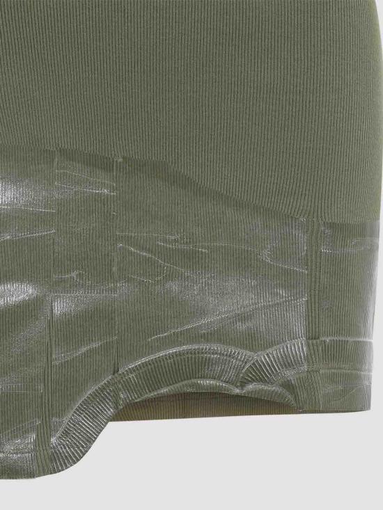 25FW 마르지엘라 테이프 리브드 미니 원피스 S29DA0016M20202693 Dark Green - MAISON MARGIELA