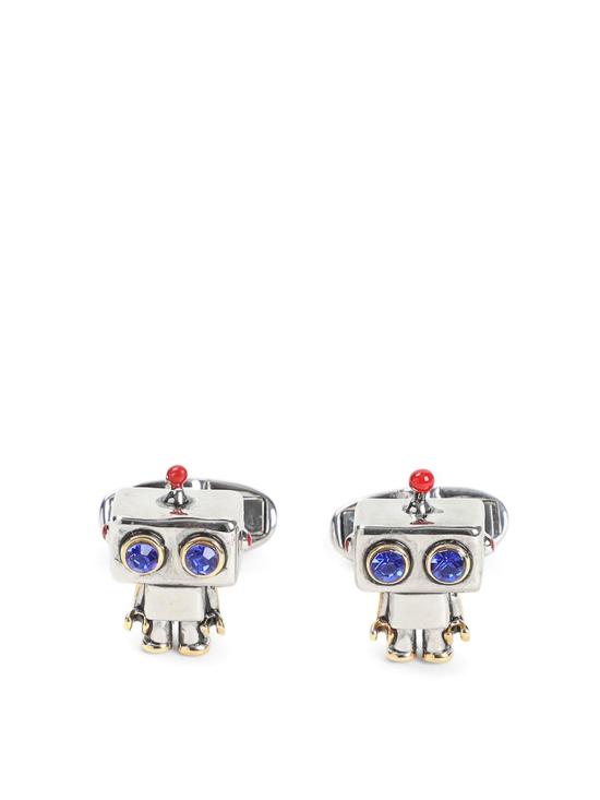26FW 폴 스미스 커프스 링크/타이 홀더 M1ACUFFWROBOT82 SILVER