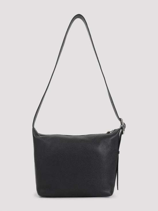 26FW 로에베 서플 그레인드 카프스킨 루프 호보백 BB22CMDX011100 Black - LOEWE