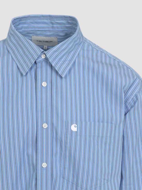 26FW 칼하트 긴팔 셔츠 I0368053T5XX Light Blue - CARHARTT