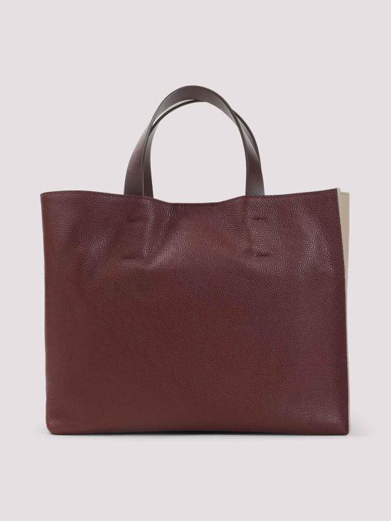 26FW 마르니 토트백 SHMP0069R0P6533ZP273 Burgundy - MARNI