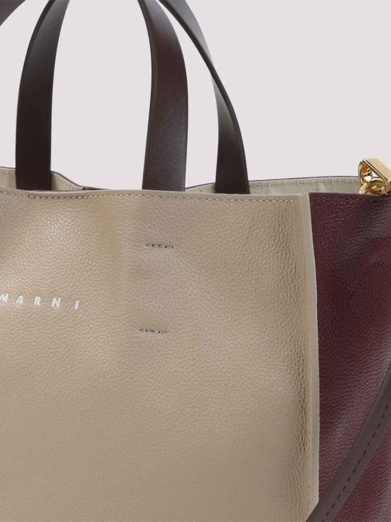 26FW 마르니 토트백 SHMP0069R0P6533ZP273 Burgundy - MARNI