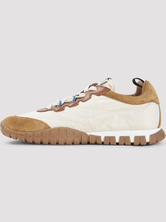 26FW 미우미우 타이어 테크니컬 스웨이드 스니커즈 5E417EF005LYWF05KS CREAM - MIU MIU