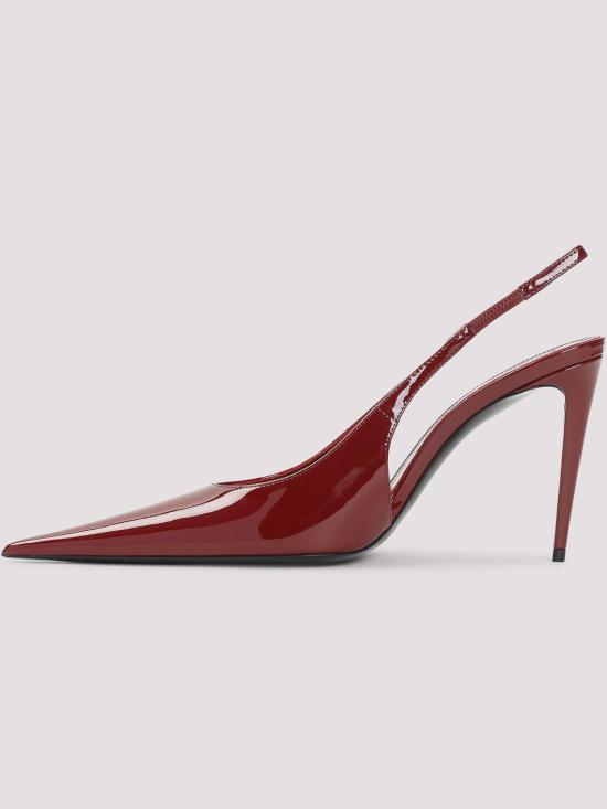 26FW 생로랑 게르망트 슬링백 펌프스 페이턴트 레더 8705051TVAN6206 RED - SAINT LAURENT