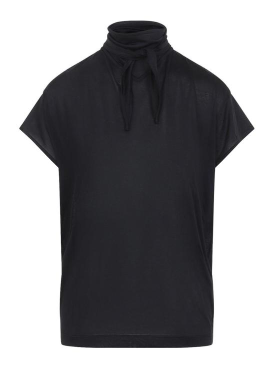 25FW 르메르 반팔 풀라드 탑 TS0020LJ1049BR498 Black