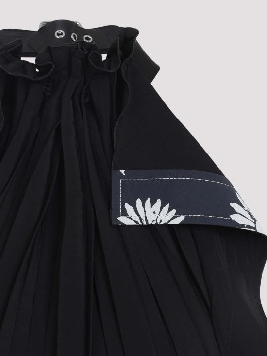 25FW 랑방 롱 원피스 RWDR00276272P2610 Black - LANVIN