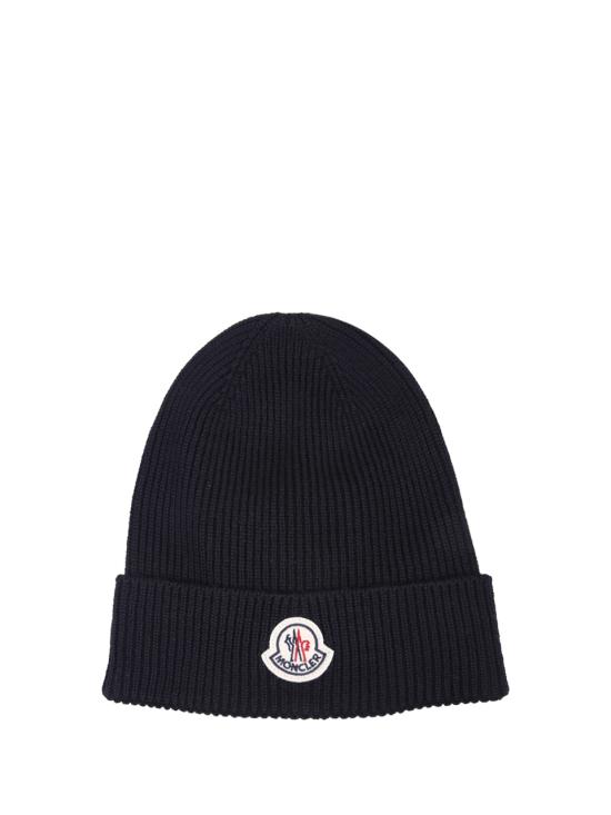 26FW 몽클레어 울 비니 3B70500 A9342 742 NAVY