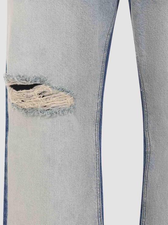 25FW 마르지엘라 패치드 패널 스트레이트 진 S67LA0047M30066961 Medium Wash - MAISON MARGIELA