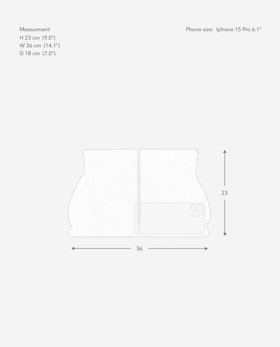  플래터드 클러치/파우치 플랫티드 클레이 클러치 가죽 블랙 - FLATTERED