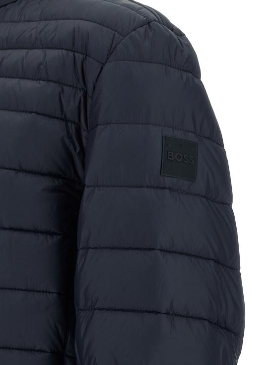 26FW 휴고보스 숏패딩 퀼팅 다운 재킷  재킷 블루 - HUGO BOSS