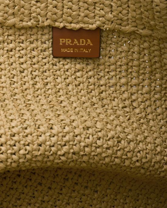 26FW 프라다 크로셰 토트백 1BG3922C2TF05IA V OUL Beige - PRADA